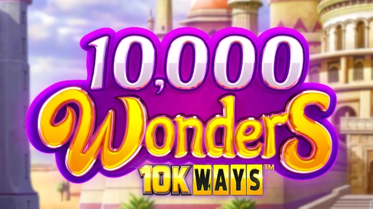 Giao diện trò chơi 10,000 Wonders 10K Ways với 6 cuộn quay